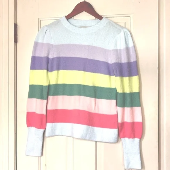 NEW Loft Striped Soft Sweater Size Small New With Tags NWT - Picture 7 of 7